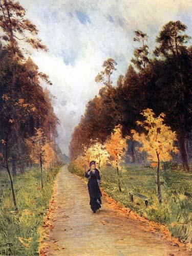 Isaac Levitan Autumn day. Sokolniki. oil painting picture